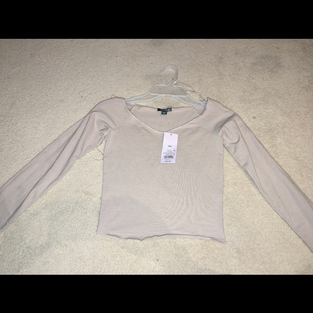 Nwt Wild Fable Long Sleeve Crop Top Sz Xxs